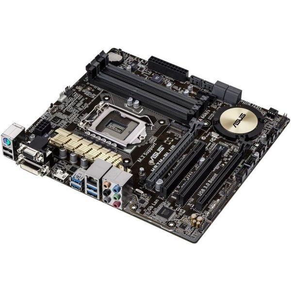 ASUS H97M-PLUS LGA 1150 Intel H97 HDMI SATA 6Gb/s USB 3.0 Micro ATX Intel Motherboard_2