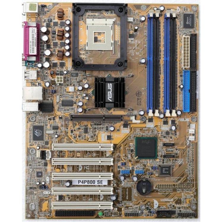 ☆ASUS P4P800SE Socket 478 Intel 865PE ATX Motherboard 国内発