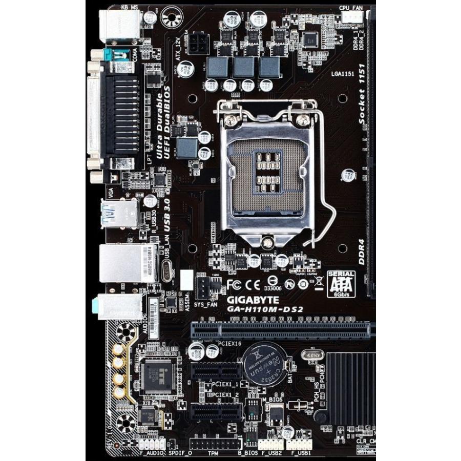 GIGABYTE GA-H110M-DS2 LGA 1151 DDR4 support G4560 Micro-ATX 