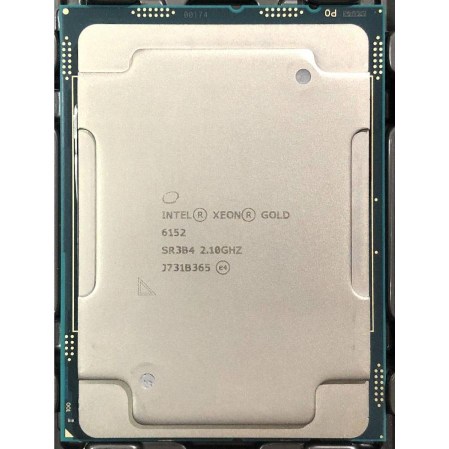 Intel Xeon Gold 6152 SR3B4 22C 2.1GHz 2.8/3.7GHz 30.25MB 140W