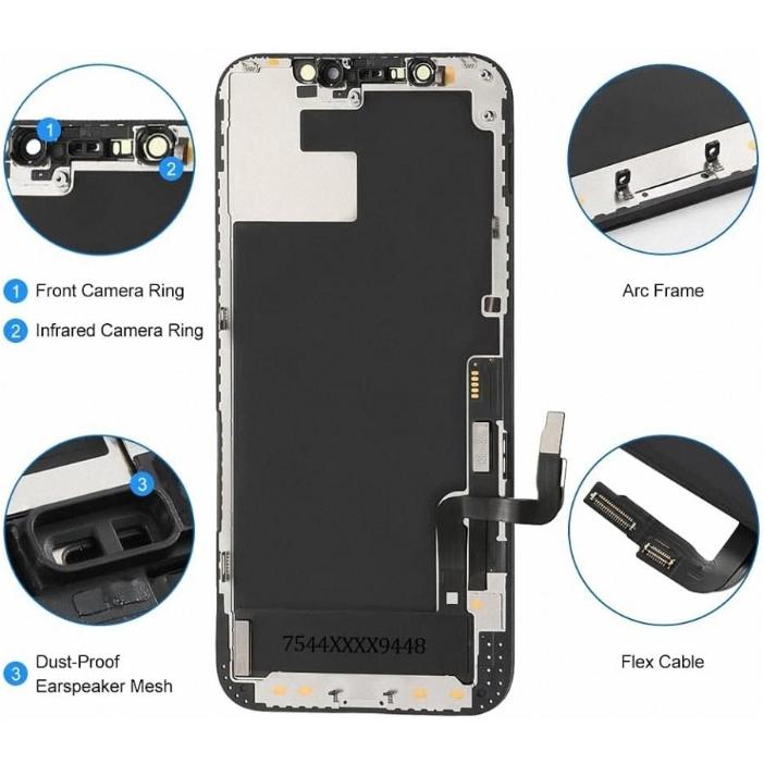 液晶パネル iPhone 12 Pro フロントパネル 純正取り外し品 : パワー