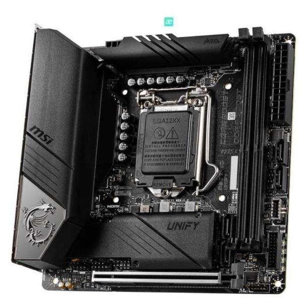 MSi LGA1200 ハイエンドマザーボード MEG Z490i UNIFY MSI MEG Z490I UNIFY LGA 1200 Intel Z490 SATA 6Gb/s Mini ITX