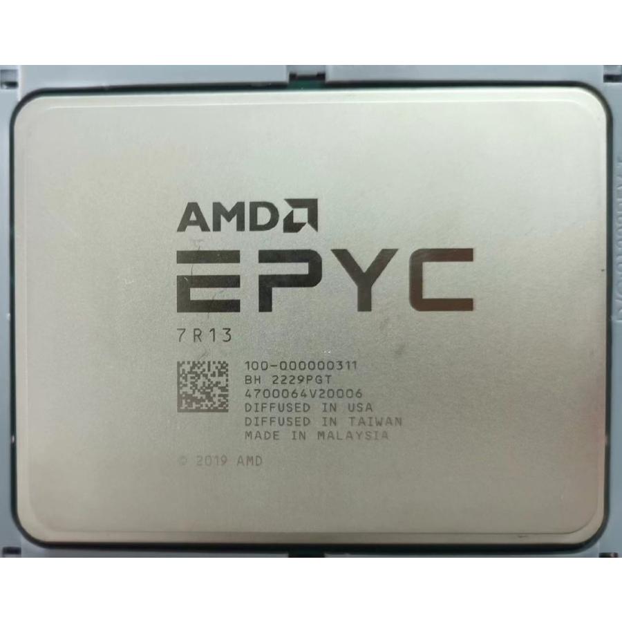 AMD EPYC オーダーメイド 売約済み在庫品超特価 AMD EPYC 7R13 48C 2.65GHz Socket SP3 225W : パワーテクノロジー