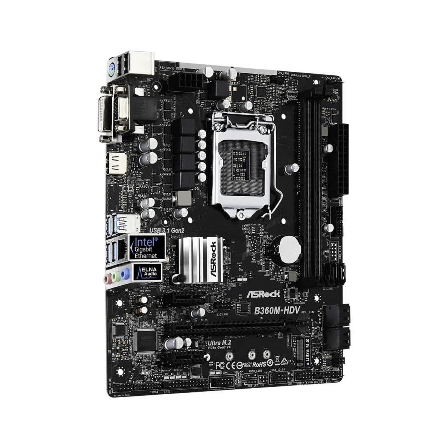 ASRock B360M-HDV LGA 1151 300 Series Intel B360 HDMI SATA ASRock B360M-HDV LGA 1151 300 Series Intel B360 HDMI SATA