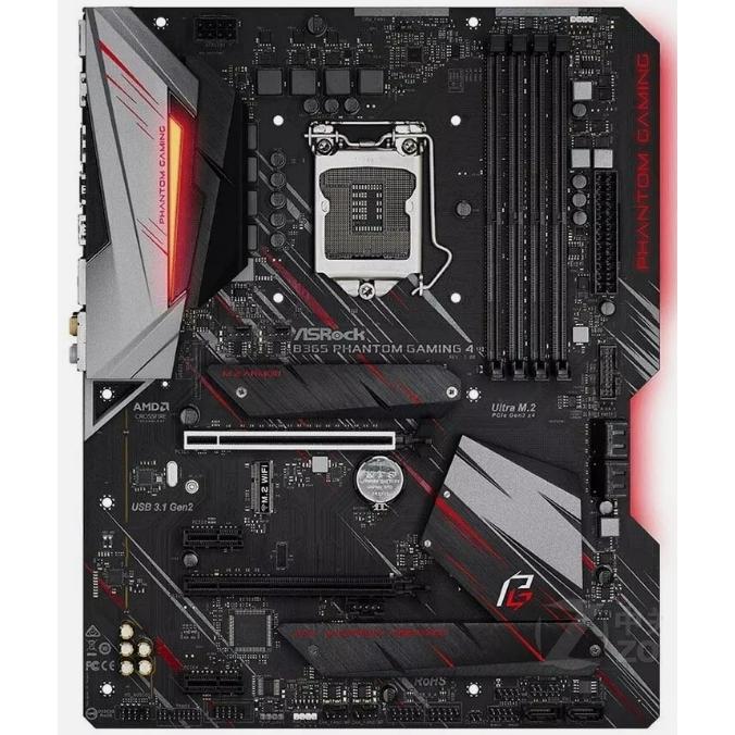 ASRock B365 Phantom Gaming 4 LGA1151 64G DVI HDMI DP ATX
