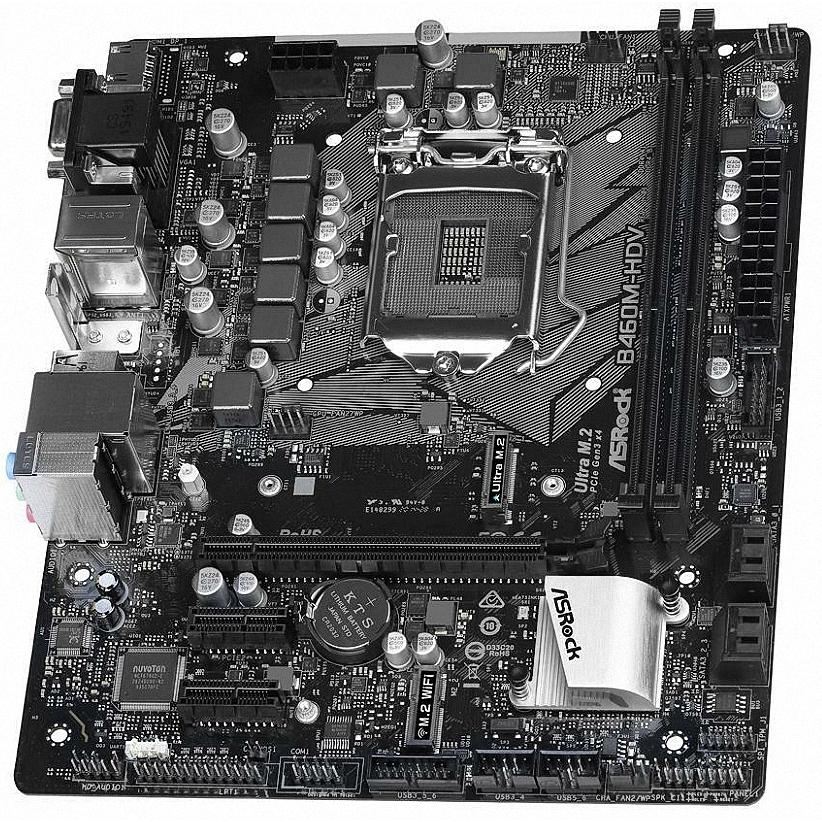ASRock B460M-HDV LGA 1200 Intel B460 SATA 6Gb/s Micro ATX ASRock B460M-HDV LGA 1200 Intel B460 SATA 6Gb/s Micro ATX