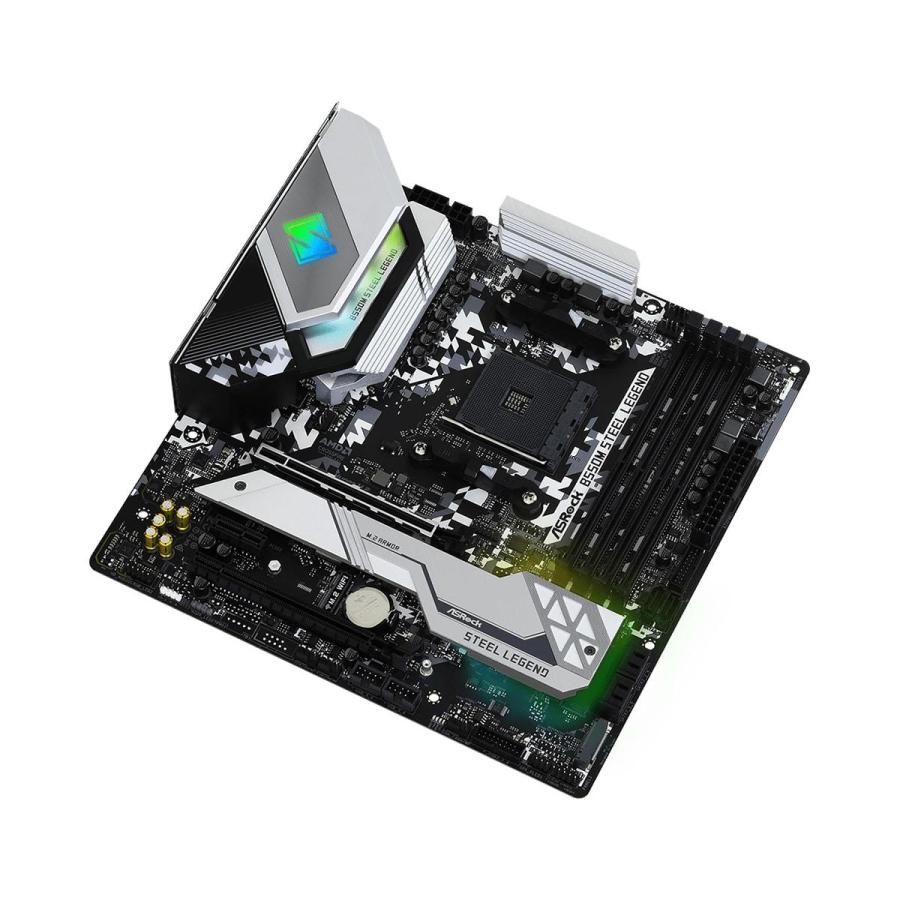 ASRock B550M Steel Legend AM4 AMD B550 SATA 6Gb/s Micro ATX ASRock B550M Steel Legend AM4 AMD B550 SATA 6Gb/s Micro ATX
