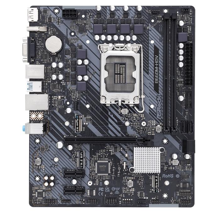 【ASRock】B660M-HDV　LGA1700　マザーボード　出品番号182 ASRock B660M-HDV LGA 1700 Intel B660 SATA 6Gb/s DDR4 Micro ATX