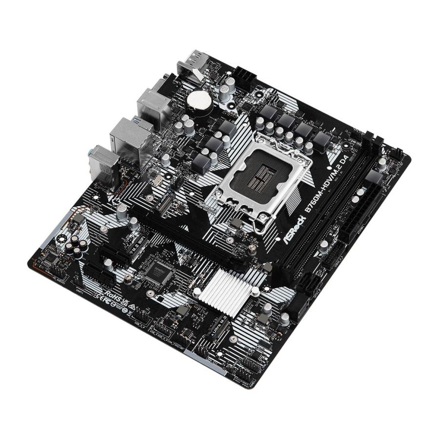 ASRock B760M-HDV/M.2 D4 LGA 1700 DDR4 Micro ATX Motherboard ASRock B760M-HDV/M.2 D4 LGA 1700 DDR4 Micro ATX Motherboard