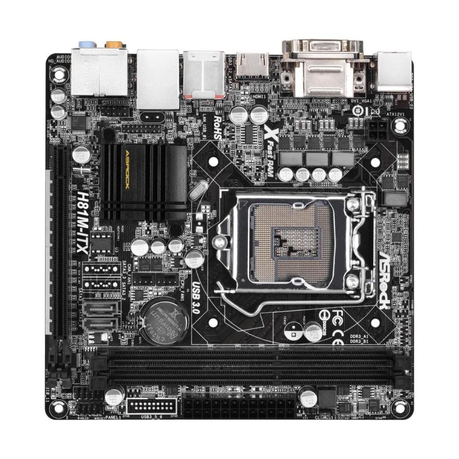 ASRock H81M-ITX/WIFI LGA 1150 Intel H81 HDMI SATA 6Gb/s USB 3.0