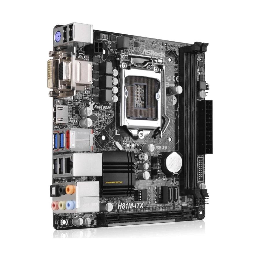 ASRock H81M-ITX/WIFI LGA 1150 Intel H81 HDMI SATA 6Gb/s USB 3.0 Mini ...