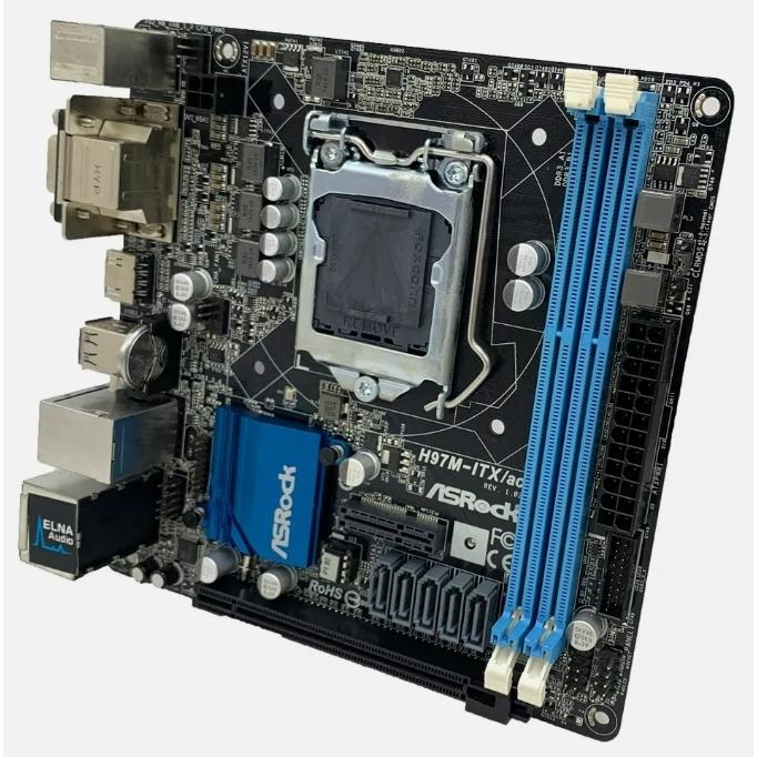 ASRock H97M-ITX/ac Intel H97 LGA1150 DDR3 SATA3 HDMI DVI-D Mini