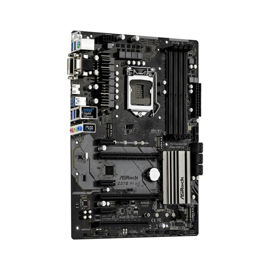 ASRock Z370 Pro4 LGA 1151 300 Series Intel HDMI SATA 6Gb/s ASRock Z370 Pro4 LGA 1151 300 Series Intel HDMI SATA 6Gb/s
