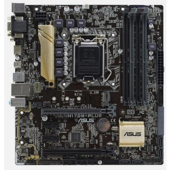 ASUS H170M PLUS マザーボード 本体 Amazon.co.jp: ASUSTeK Intel H170搭載 マザーボード LGA1151対応