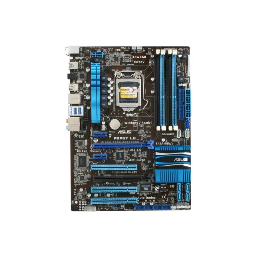 ASUS P8P67 LE LGA 1155 Intel P67 SATA 6Gb/s USB 3.0 ATX Intel ...