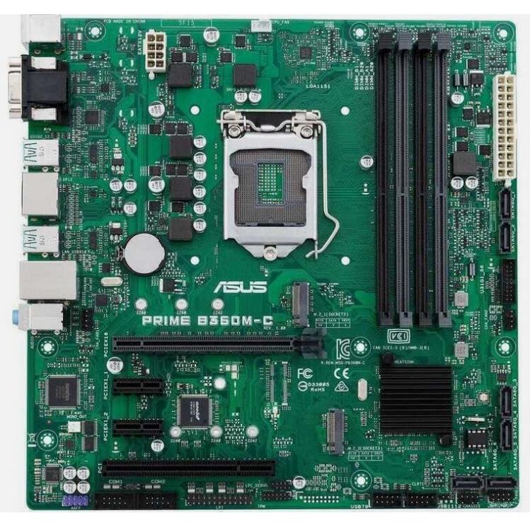 ASUS PRIME B360M-C Intel B360 LGA1151 DDR4 SATA3 ATX Motherboard
