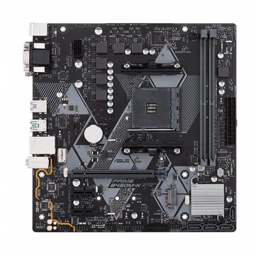 ASUS B450M-K マザーボード ASUS PRIME B450M-K AM4 AMD B450 SATA 6Gb/s USB 3.1 Micro ATX