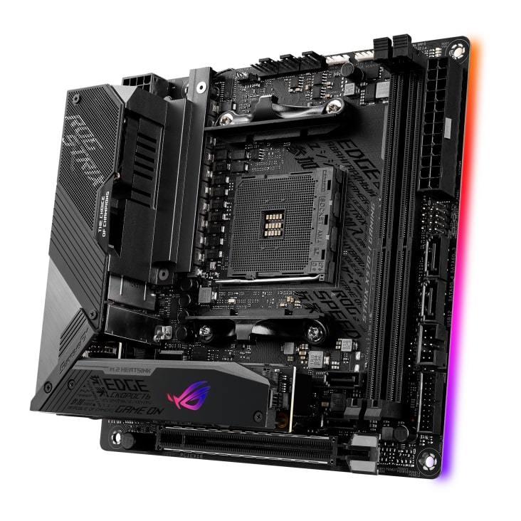 ASUS ROG Strix X570-I Gaming X570 Mini-ITX Gaming Motherboard   AMD Ryzen 3000 with PCIe 4.0 WiFi6 Intel Gigabit Ethernet｜powertechnologystore｜03