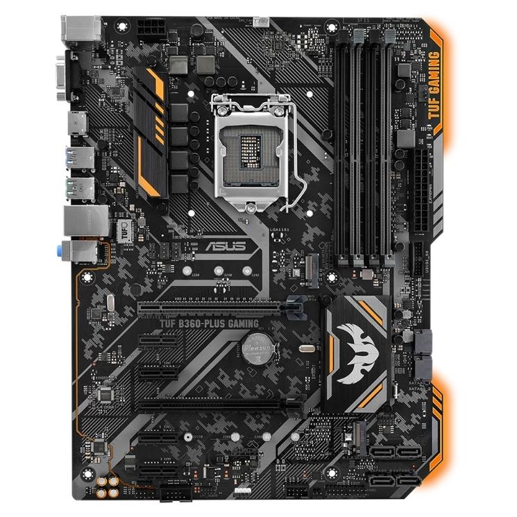 ASUS TUF B360-PLUS GAMING LGA1151 DDR4 HDMI M.2 ATX Motherboard