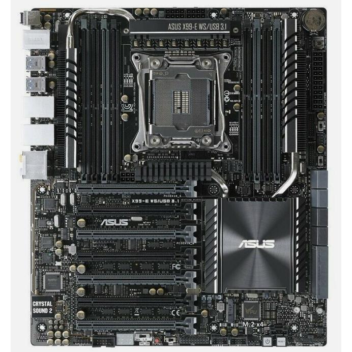 ASUS X99-E WS マザーボード ASUS X99-E WS/USB3.1 Intel X99 LGA 2011-V3 DDR4 M.2 USB 3.1