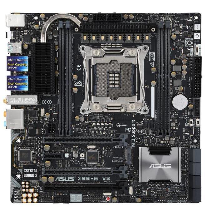 ASUS X99-M WS Intel X99 M.2 LGA 2011-V3 Micro ATX DDR4 ASUS X99-M WS Intel X99 M.2 LGA 2011-V3 Micro ATX DDR4