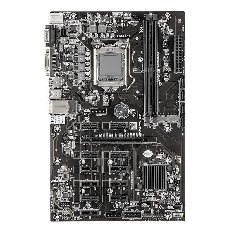 BTC B250 BTC-12P Mining Motherboard LGA 1151 DDR4 : パワー