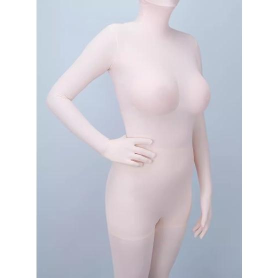 全身タイツ 顔開き ピンク Eカップ XXXLサイズ シリコン 偽乳 全身タイツ 顔開き ピンク Eカップ XXXLサイズ シリコン 偽乳