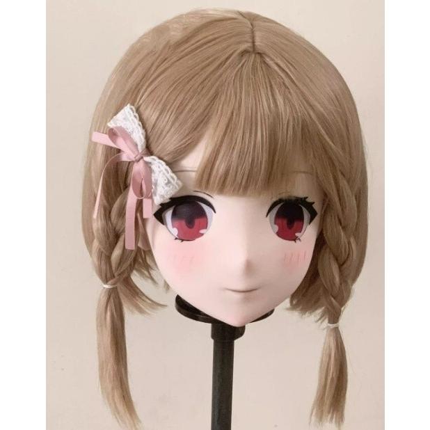 全頭マスク カツラ付き ロック付き Aタイプ フルマスク ドール 全頭マスク カツラ付き ロック付き Aタイプ フルマスク ドール