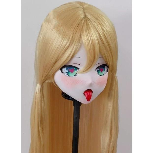 全頭マスク カツラ付き ロック付き Bタイプ フルマスク ドール 全頭マスク カツラ付き ロック付き Bタイプ フルマスク ドール