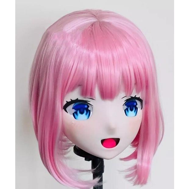 全頭マスク カツラ付き ロック付き Fタイプ フルマスク ドール 全頭マスク カツラ付き ロック付き Fタイプ フルマスク ドール