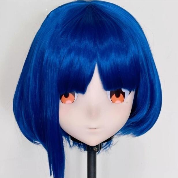 全頭マスク カツラ付き ロック付き Jタイプ フルマスク ドール 全頭マスク カツラ付き ロック付き Jタイプ フルマスク ドール