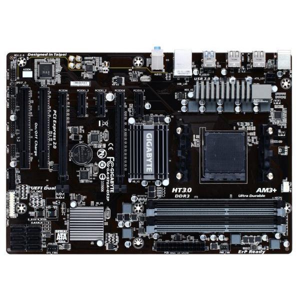 GIGABYTE GA-970A-DS3P AM3+ AMD 970 SATA 6Gb/s USB 3.0 ATX