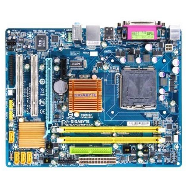 GIGABYTE GA-G31M-ES2C LGA 775 Intel G31 DDR2 SATA II Micro ATX