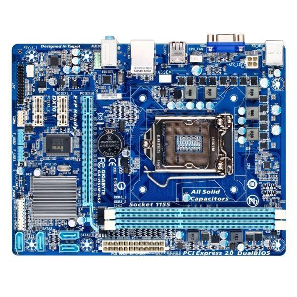 GIGABYTE GA-H61M-DS2 Desktop Motherboard H61 Socket LGA 1155 i3 i5