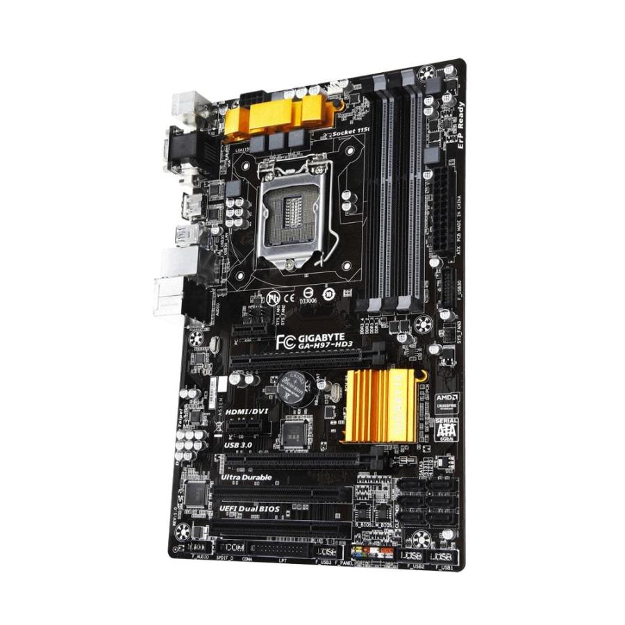 GIGABYTE GA-H97-HD3 LGA1150 Intel H97 HDMI SATA 6Gb/s USB 3.0 ATX
