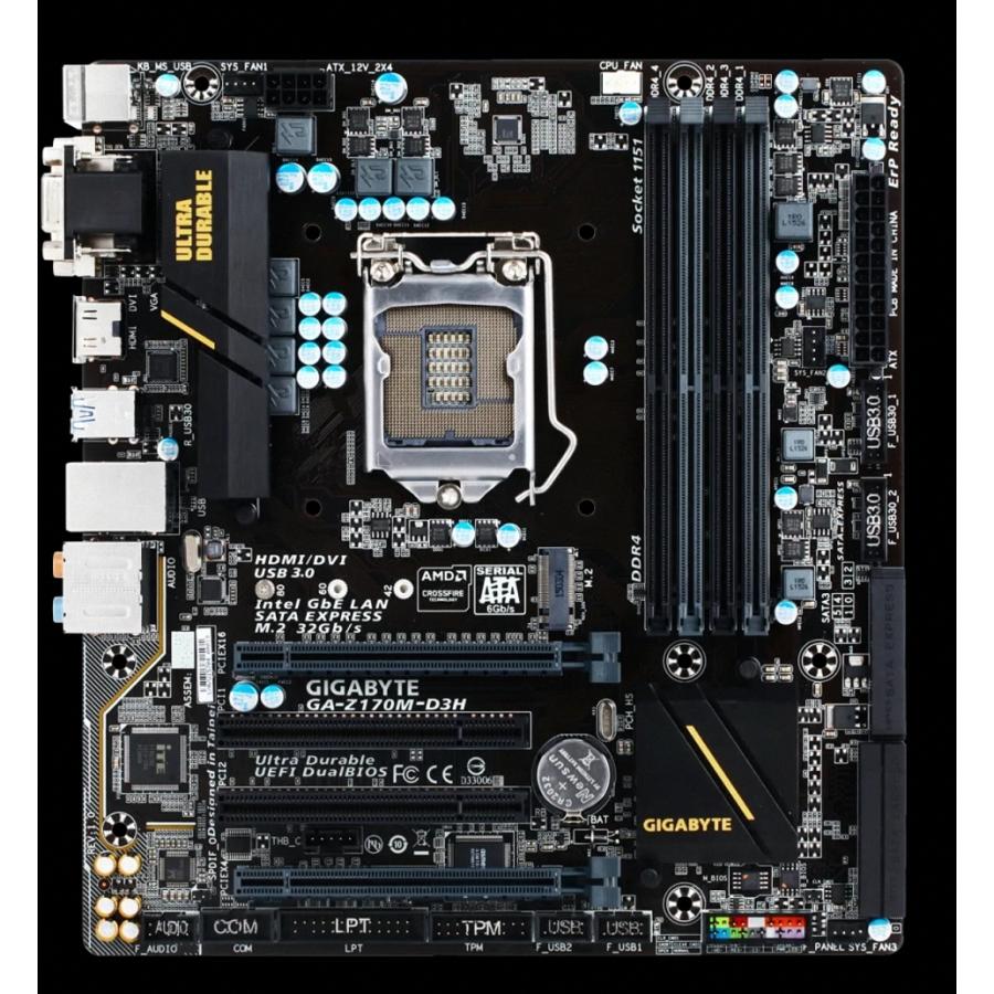 GIGABYTE GA-Z170M-D3H LGA 1151 Intel Z170 HDMI SATA 6Gb/s USB 3.0
