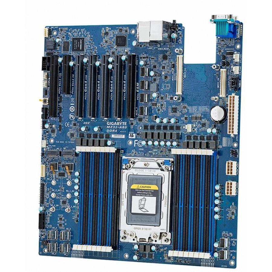 GIGABYTE MZ32-AR0 Rev1.0 PCI-E4.0 E-ATX Motherboard for AMD