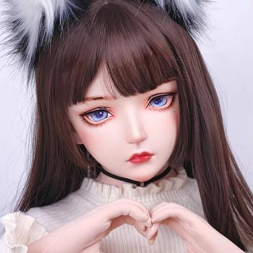 ハーフマスク カツラなし ブラック 小さめ 頭囲55cm以下 ヘッド