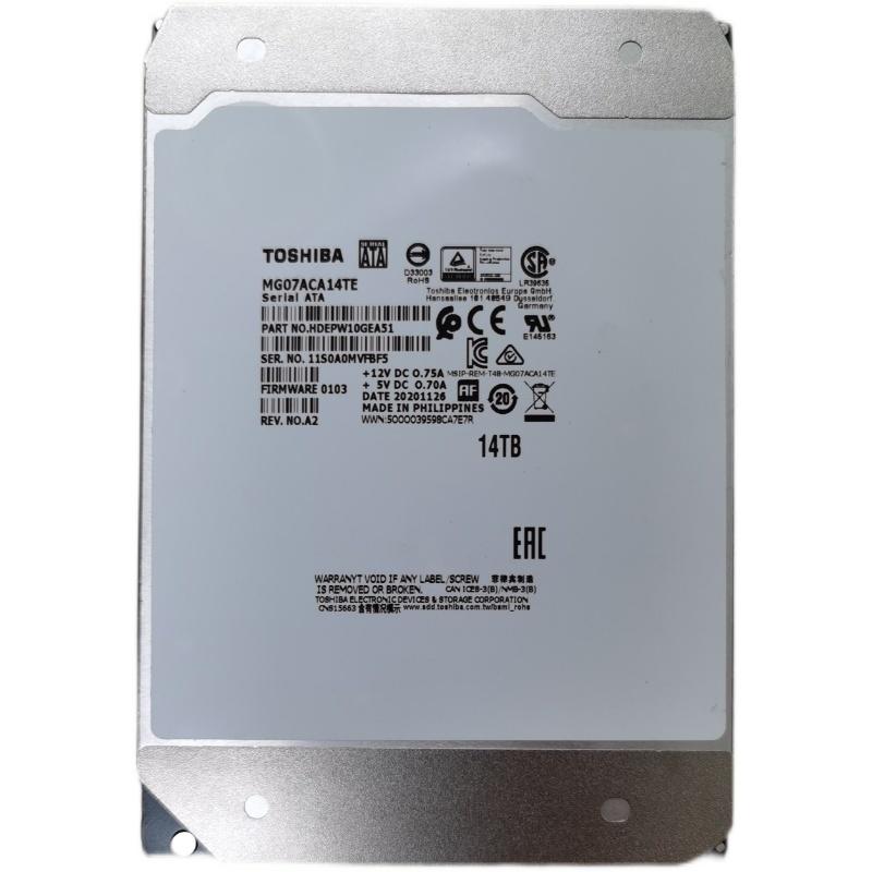 HDD TOSHIBA MG07ACA14TE 14TB 3.5インチ 7200rpm 6Gb/s SATA3 HDD TOSHIBA MG07ACA14TE 14TB 3.5インチ 7200rpm 6Gb/s SATA3