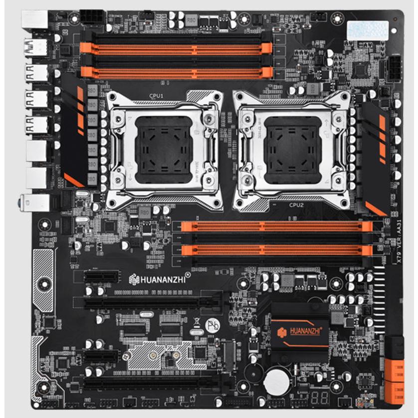 HUANANZHI X79-8D Intel Dual CPU LGA 2011 DDR3 1333/1600/1866MHz