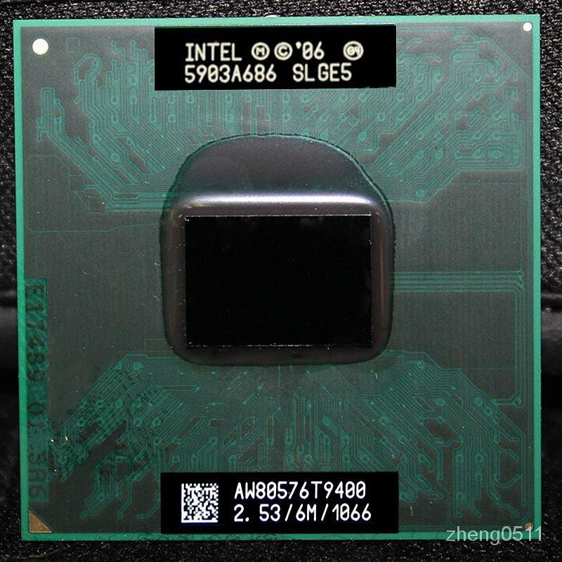Intel Core 2 Duo T9400 SLB46 2C 2.53GHz 6MB 35W Socket P AW80576GH0616M ...