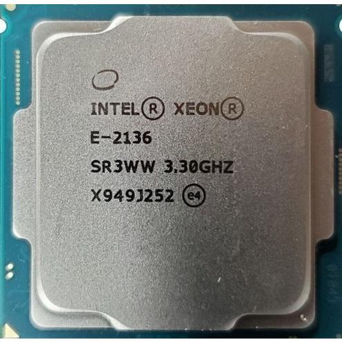 Intel Xeon E-2136 SR3WW 6C 3.3GHz 12MB 80W LGA1151 : パワー