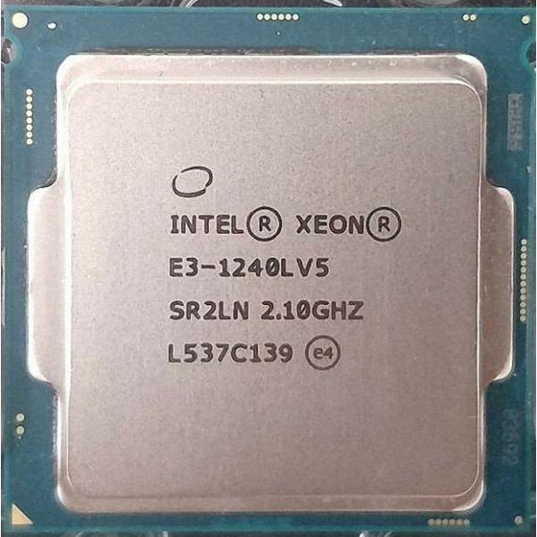 Intel Xeon E3-1240L v5 SR2CW 4C 2.1GHz 8MB 25W LGA1151 :intel-xeon-e3 ...