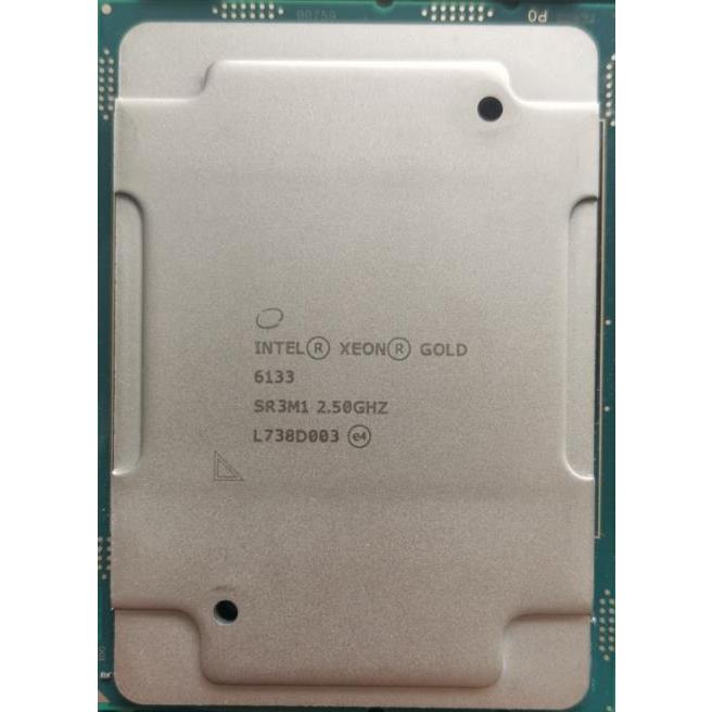 Intel Xeon Gold 6133 SR3M1 20C 2.5GHz 2.8/3.0GHz 27.5MB 150W Intel Xeon Gold 6133 SR3M1 20C 2.5GHz 2.8/3.0GHz 27.5MB 150W