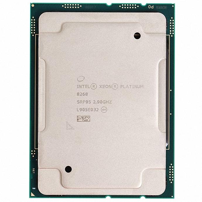 Intel Xeon Platinum 8268 SRF95 24C 2.9GHz 3.5/3.9GHz 35.75MB 205W