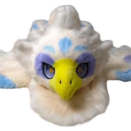 着ぐるみ ケモノ体 フルスーツ 鳥 クリーム 全身 ケモノ ファー 着ぐるみ ケモノ体 フルスーツ 鳥 クリーム 全身 ケモノ ファー