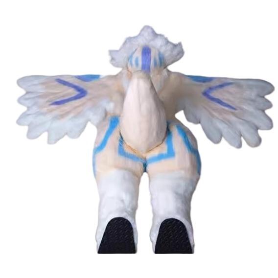 着ぐるみ ケモノ体 フルスーツ 鳥 クリーム 全身 ケモノ ファー 着ぐるみ ケモノ体 フルスーツ 鳥 クリーム 全身 ケモノ ファー