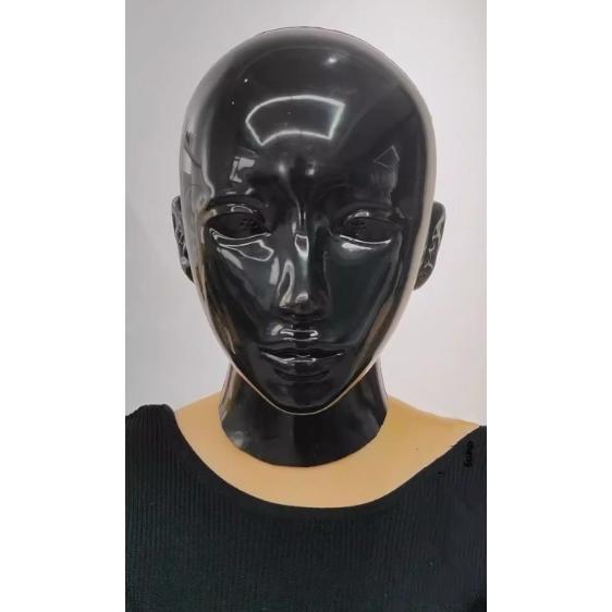 マスク ラテックス 黒 フリーサイズ ゼンタイ コスプレ ZENTAI