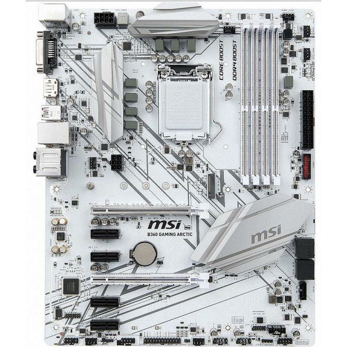 MSI B360 GAMING ARCTIC LGA 1151 (300 Series) Intel SATA 6Gb/s USB