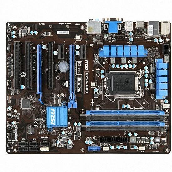 MSI B75A-G43 LGA 1155 Intel B75 HDMI SATA 6Gb/s USB 3.0 ATX Intel Motherboard｜powertechnologystore｜02